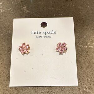 Kate Spade Pink Floral Stud Earrings